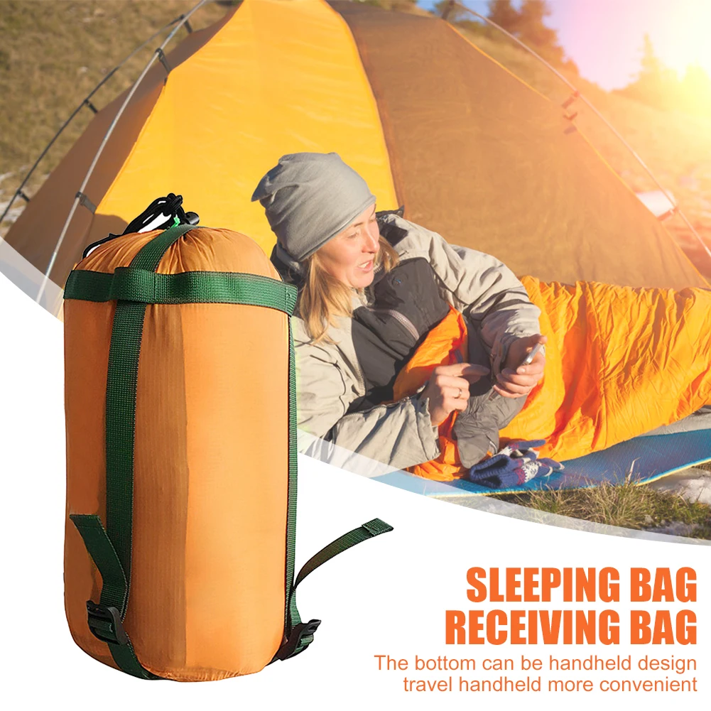 Emergency Sleeping Bag Storage Packs Ultralight Travel Bag Waterproof Camping Sleeping Thermal Blankets Storage Pouch for Hiking