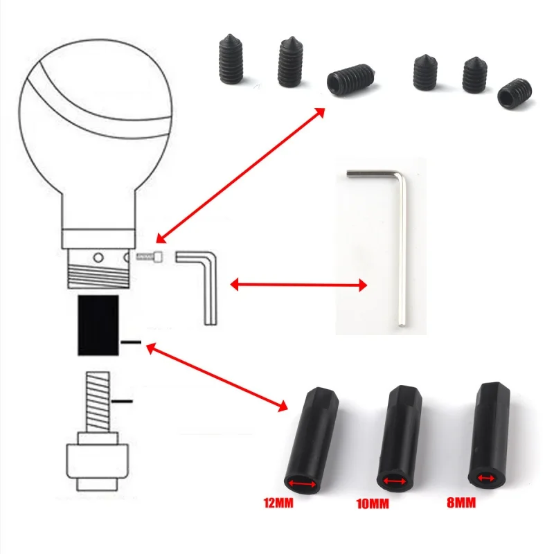 Shift Knobs Car Modification Personalized Special-Shaped Snake Gear Head Universal Manual Gear Head Car Accessories