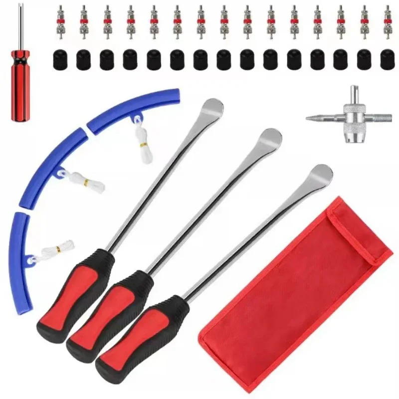 

Tire Repair Tire Scraping Tool Socket Wrench Set Motorcycle Lever Tool Spoon Tire Pry Bar Set