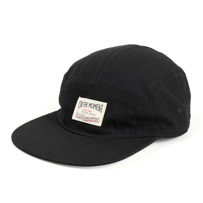 ON THE MOMENT Cotton 5 Panel berretto da Baseball Snapback Caps Bone Gorras Hombre Originales cappelli Hip Hop per uomo donna regolabile