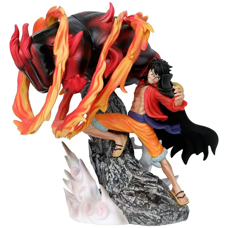 

New One Piece Pvc Figure Nika Luffy Anime Figures Three Forms Of Arms Anime Action Figures Collection Gift Ornament Model