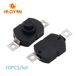 【30-5PCS】1712-KD straight leg flashlight switch LG15D PS-22K lamp button self-locking connector
