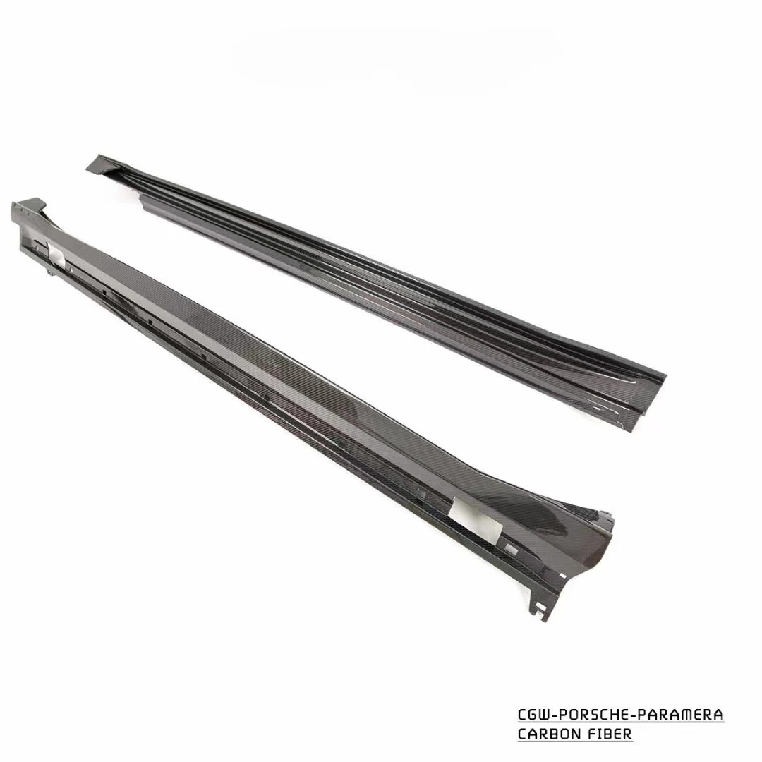 Divisor de lábios dianteiro do carro, saia lateral, decoração traseira, spoiler de guarnição, difusor para Porsche Panamera 971, acessórios