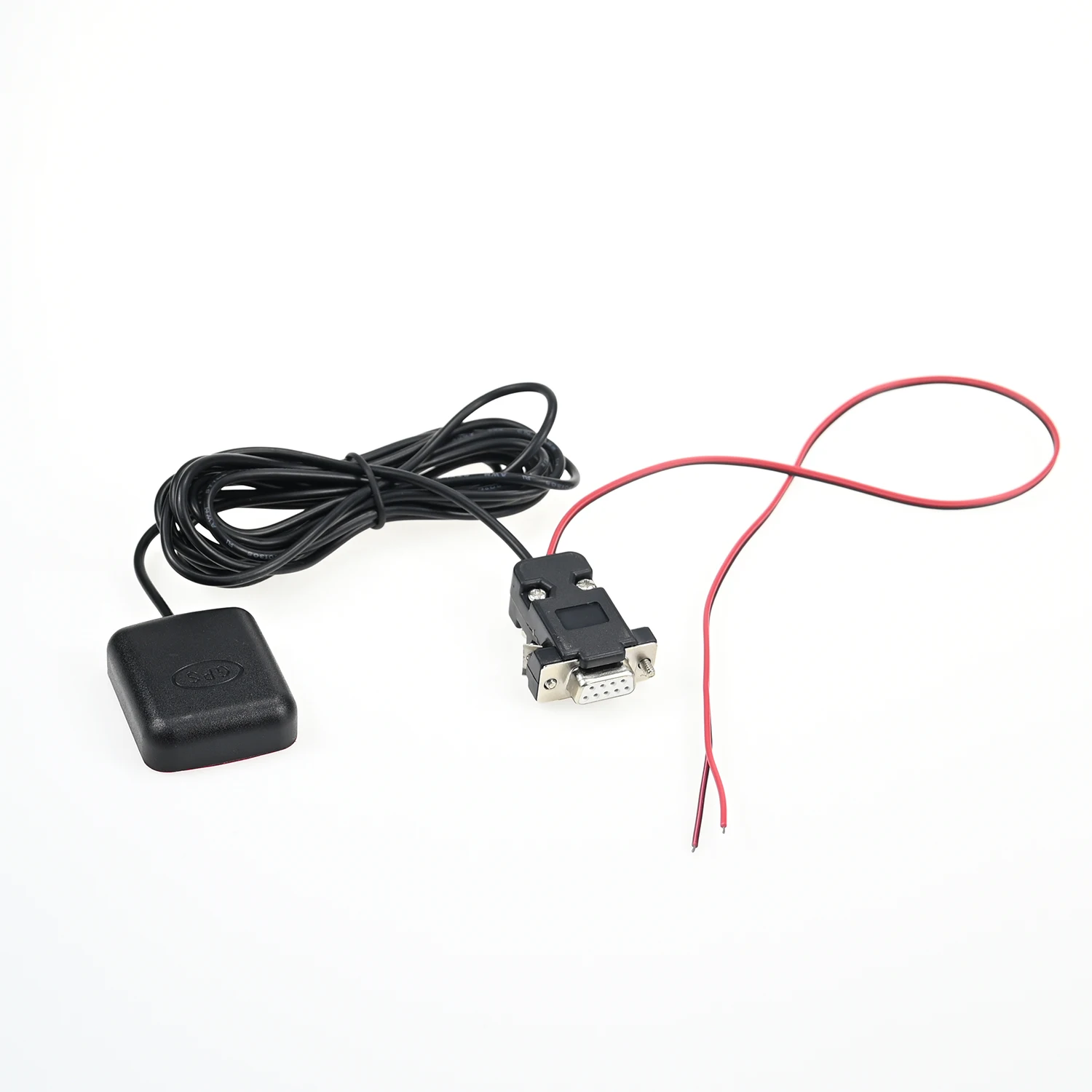 QUESCAN 5V Serial RS232 GPS GLONASS Receptor Antena NMEA 0183 con conector DB9 y cable de alimentación, velocidad de 9600 baudios