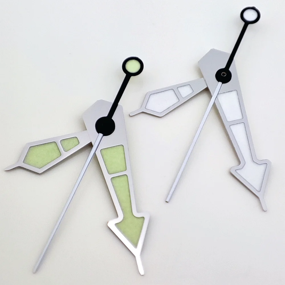 무브먼트 워치 교체용 부품, C3 야광 핸즈, NH35/NH36/4R35/4R36 에 적합, 하이 퀄리티 워치 핸즈