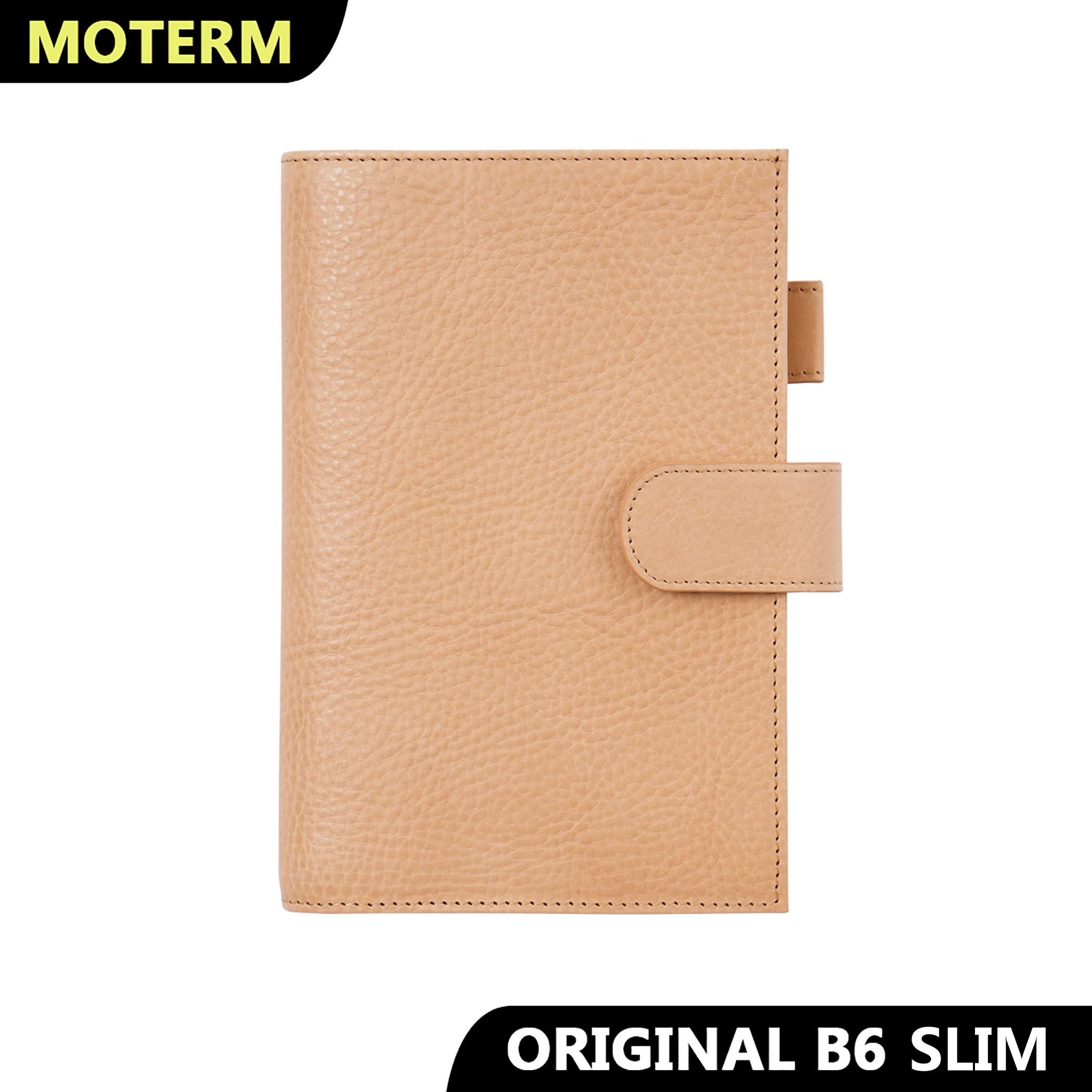 Moterm B6 Slim/ Min Original Cover for JIBUN TECHO Notebook Full Grain Veg Tanned Cowhide Planner Organizer Diary Journal