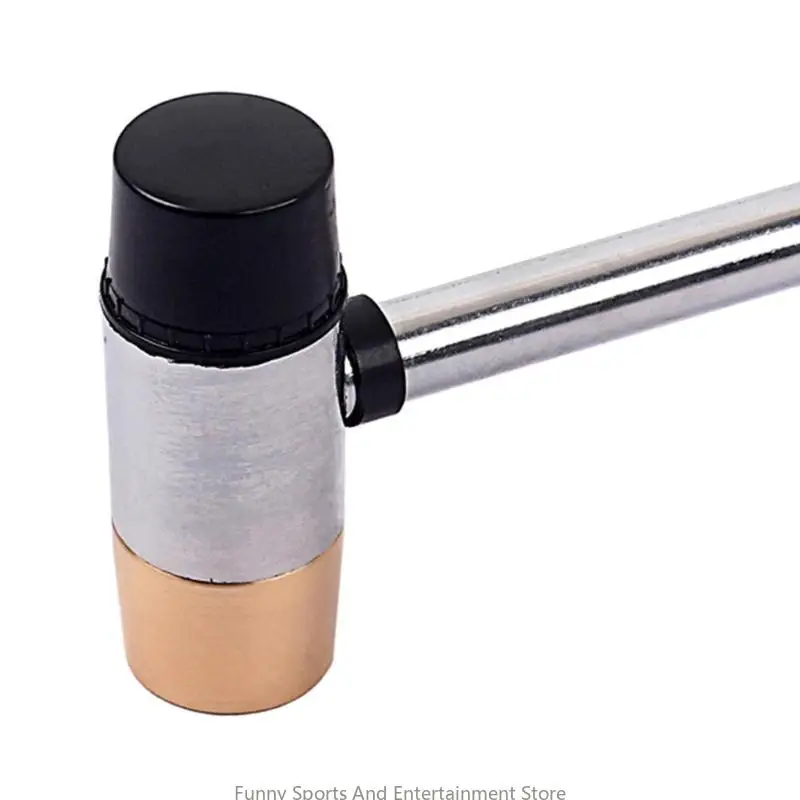 C4DE -Schwächehammer mit Doppelkopf für elektrische Akustik -Bassgitarre und Ukulele