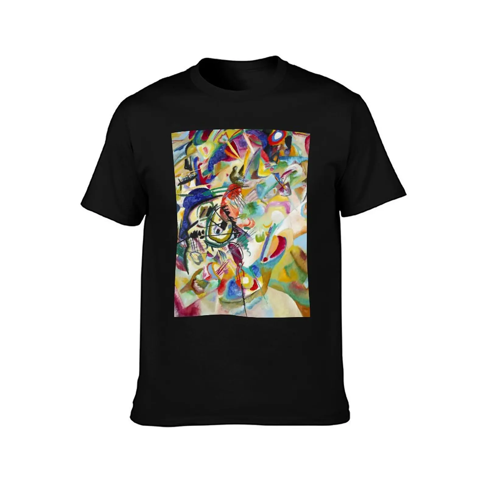 Wassily Kandinsky - Composition VII (1913) T-Shirt Outdoor Sports Lightweight Tee