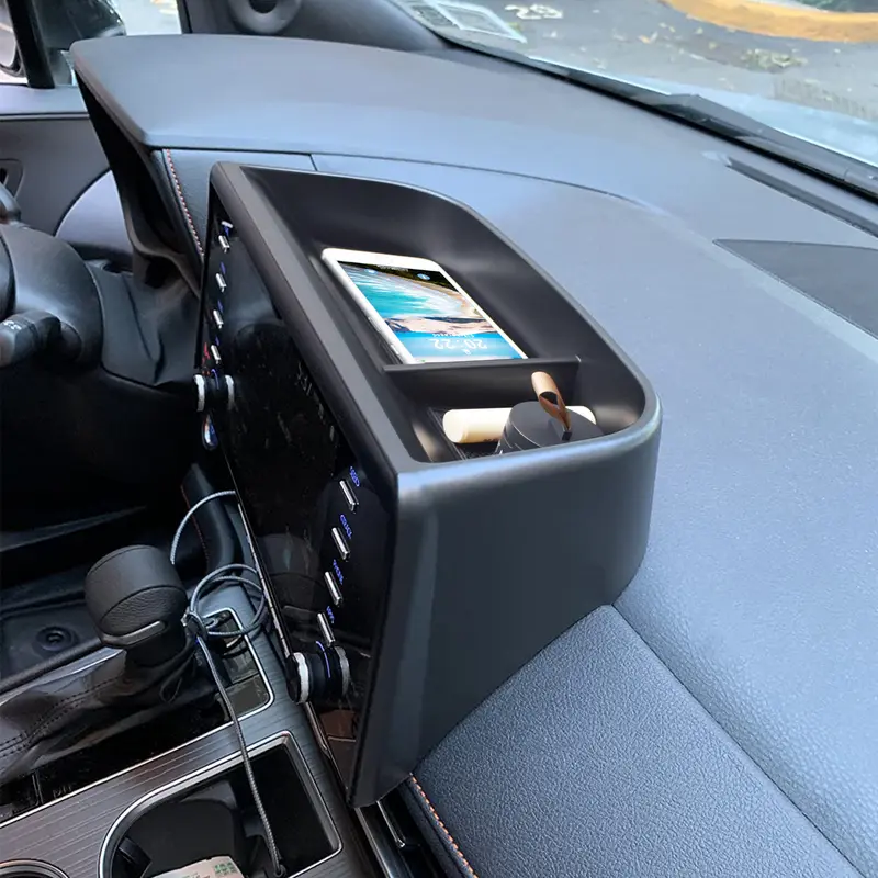 For 2021 2022 2023 2024 Toyota Sienna Center Console Dashboard Tray Storage Car Box Dash Board  Organizer ABS Insert Accessories - Image 2