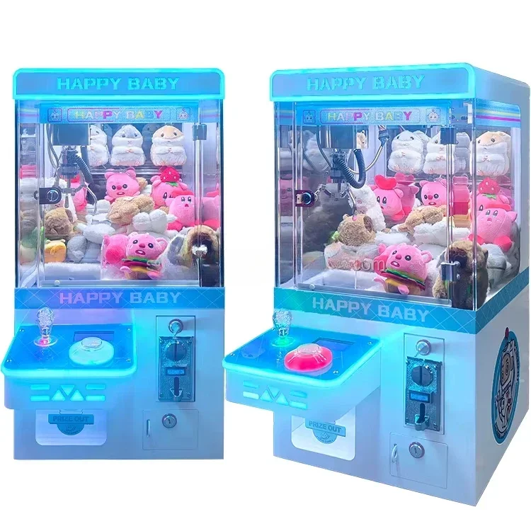 children's token operation game small candy mini plush toy gift mini claw machine