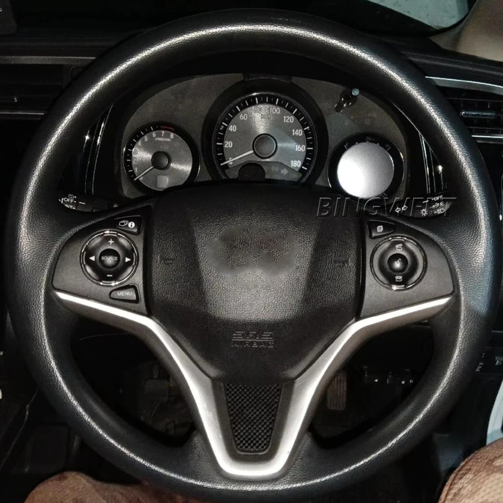 Left+Right+Wire Steering Wheel Control Switches Button For Honda Fit 2015-2018 CITY XRV HRV Volume Phone Buttons view 6
