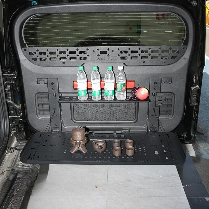 For Jetour G700 2025 2026 Tailgate Storage Rack Folding Table Trunk Storage Extension Shelf Modification Accessories