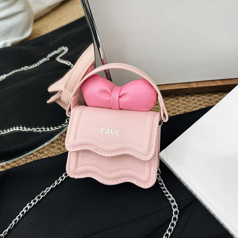 PU Leather Kids Shoulder Bag Solid Color Button Girls Princess Handbag Cute Travel Baby Mini Bags Coin Purse for Girl Boy