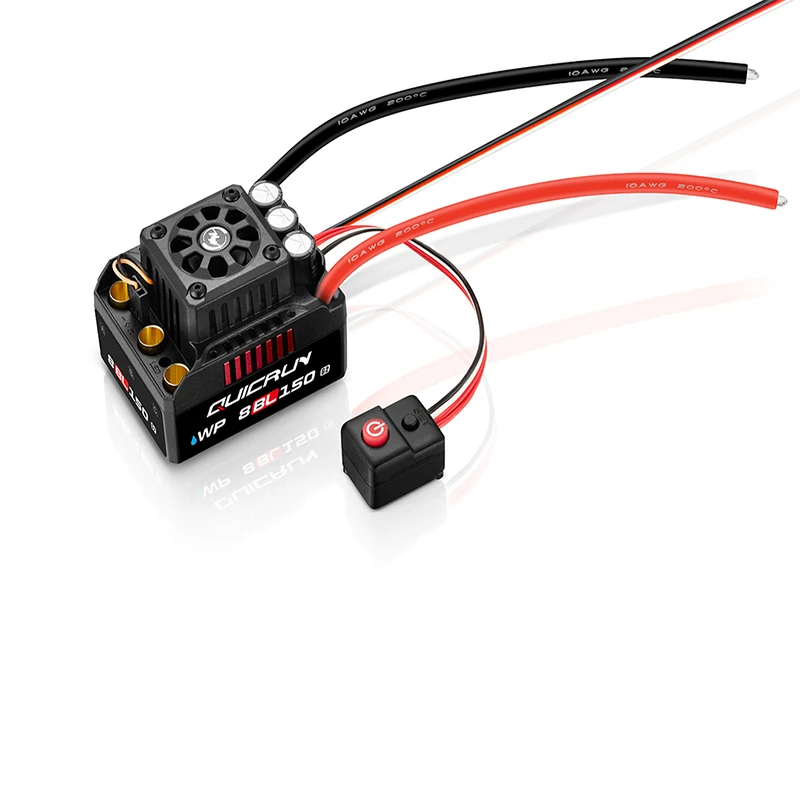 Upgraded HOBBYWING quicrun WP 8 BL150 G2 3-6S Vízálló sebesség ​​controller sensorless brushless ESC számára 1/8 RC Kamion