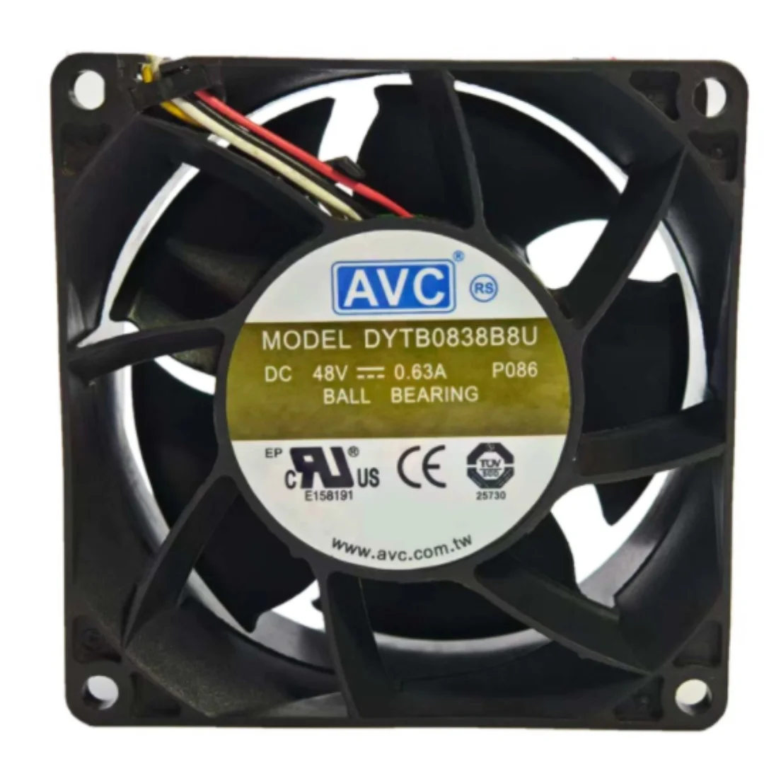 

AVC DYTB0838B8U DC 48V 0.63A 80x80x38mm 4-Wire Server Cooling Fan