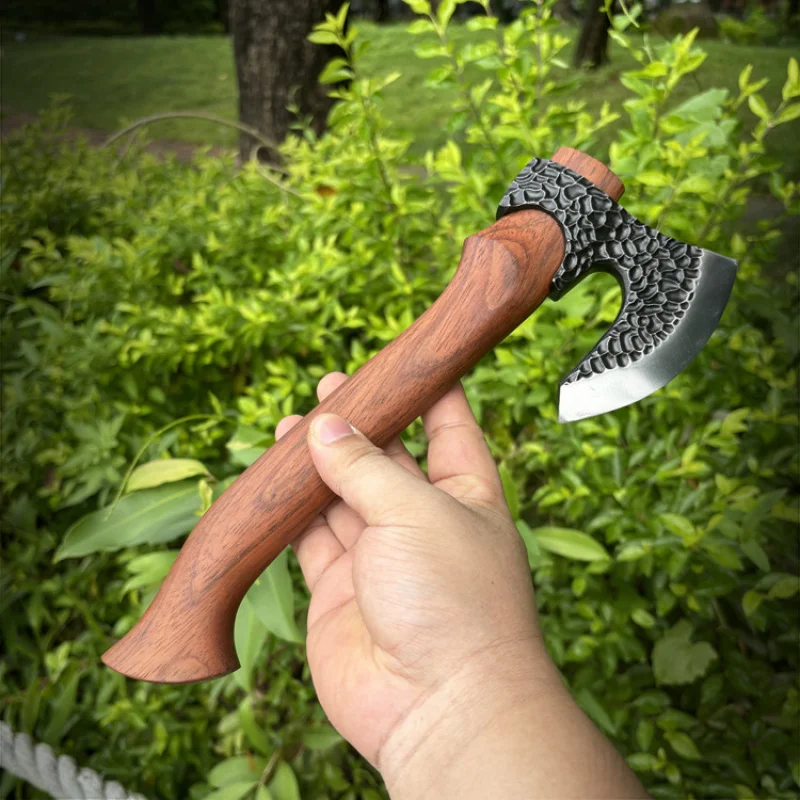 Foreign Trade Outdoor Multi-Function Firewood Chopping Artifact Household Woodworking Hand-Forged Camping Axe