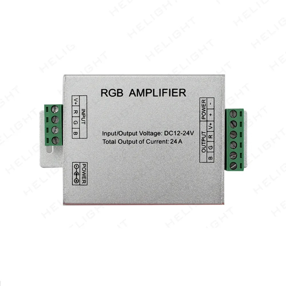 DC5V12V/24V Single Color/RGB/RGBW/RGBWW RGB+CCT LED Amplifier Controller 12A/24A/30A/50A 1CH/3CH/4CH/5CH Strip Power Repeater