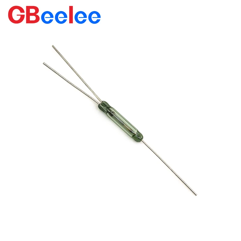 50pcs-golden-plate-with-silver-plated-magnetic-door-reed-switch-electro-magnetic-switch-reed-relay-14mm-reed-switch