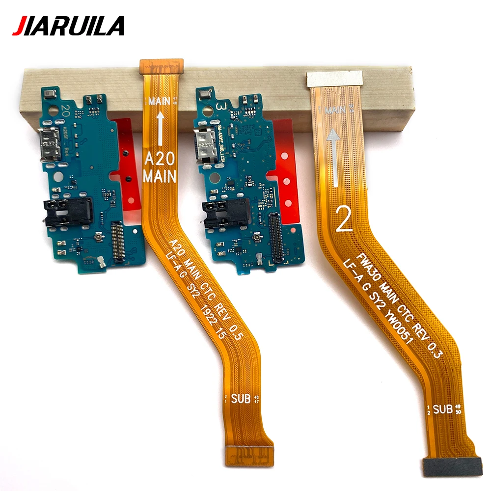 NEW USB Charge Port Charging Socket Connector Board Main FPC Connect Mainboard Flex Cable For Samsung A10 A20 A30 A40 A50