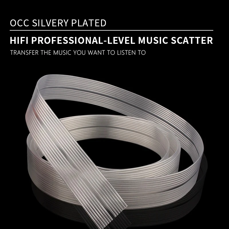 High-end single crystal copper silver-plated speaker wire, audio signal wire, power amplifier, speaker box loose wire