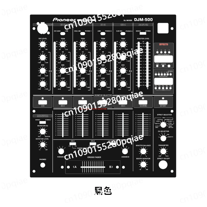 DJM-500 Skin Mixer Panel Mask PIONERR Djm500 Colorful Film Customizable