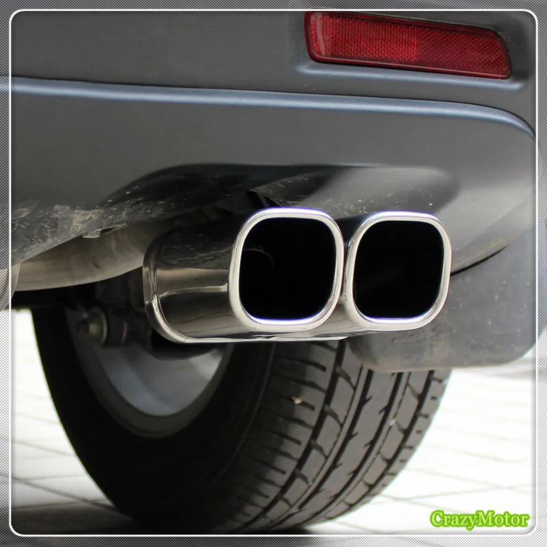 Stainless Steel Tail End Tip Pipe Exhaust Muffler Car Accessories For Suzuki sx4 s-cross 2014-2021, Vitara Escudo 2015-2021