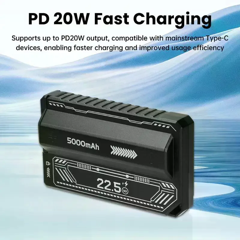 

5000 мАч, 1 секция, без сварки, 21700, чехол для внешнего аккумулятора PD, 20 Вт, чехол для быстрой зарядки, USB Type-C, зарядное устройство для аккумулятора «сделай сам», 5 В, 2 А