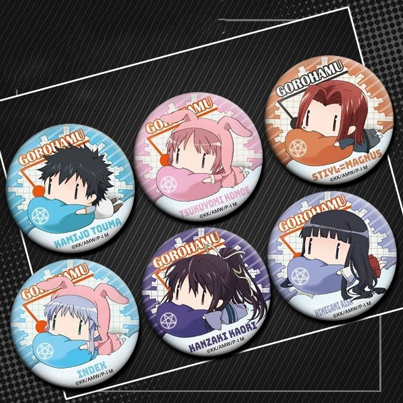 أنيمي مؤشر سحري معين شارة الإبداعية صفيح زر دبوس بروش مستدير على ظهره الملابس ديكور مجوهرات اكسسوارات هدية