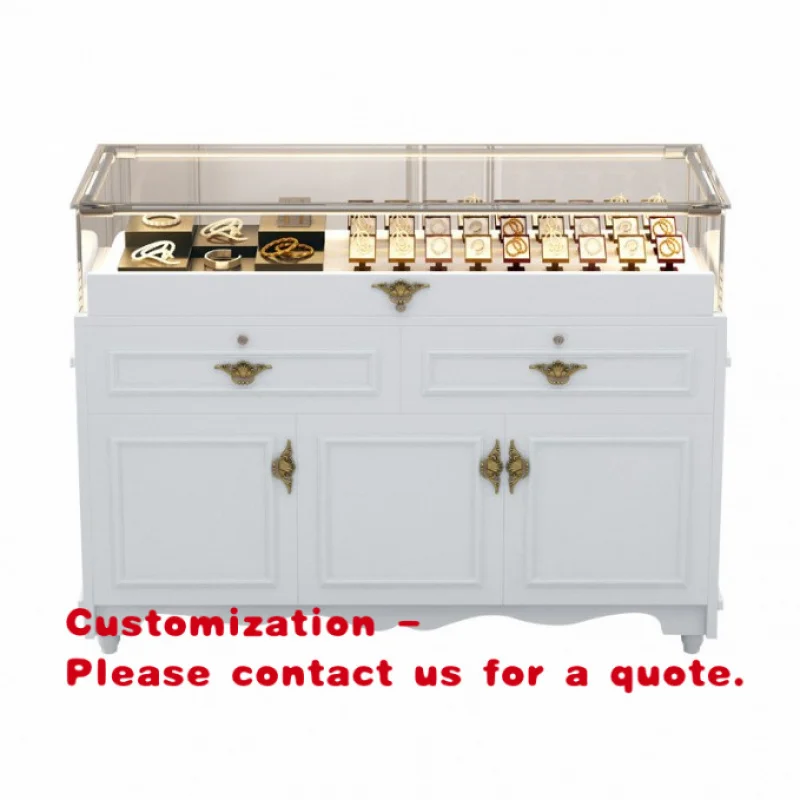 

Современная витрина для ювелирных изделий из стекла с замком, напольный стеллаж для демонстрации украшений