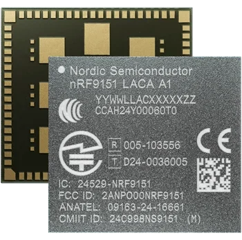 NRF9151  Nordic Cellular IoT SiP with DECT NR+ GNSS 20dBm Power Class 5 Ultra-Low Power 11x12mm
