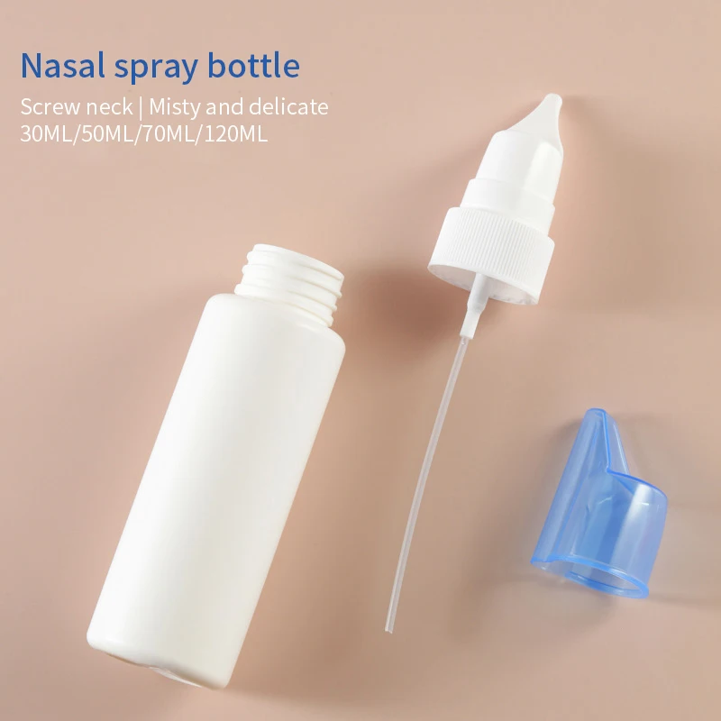 Nasal Irrigator Nose Wash Cleaner Bottle Spray Water Bottle Fine Mist Atomizer Portable Liquid Empty Container Travel Refillable