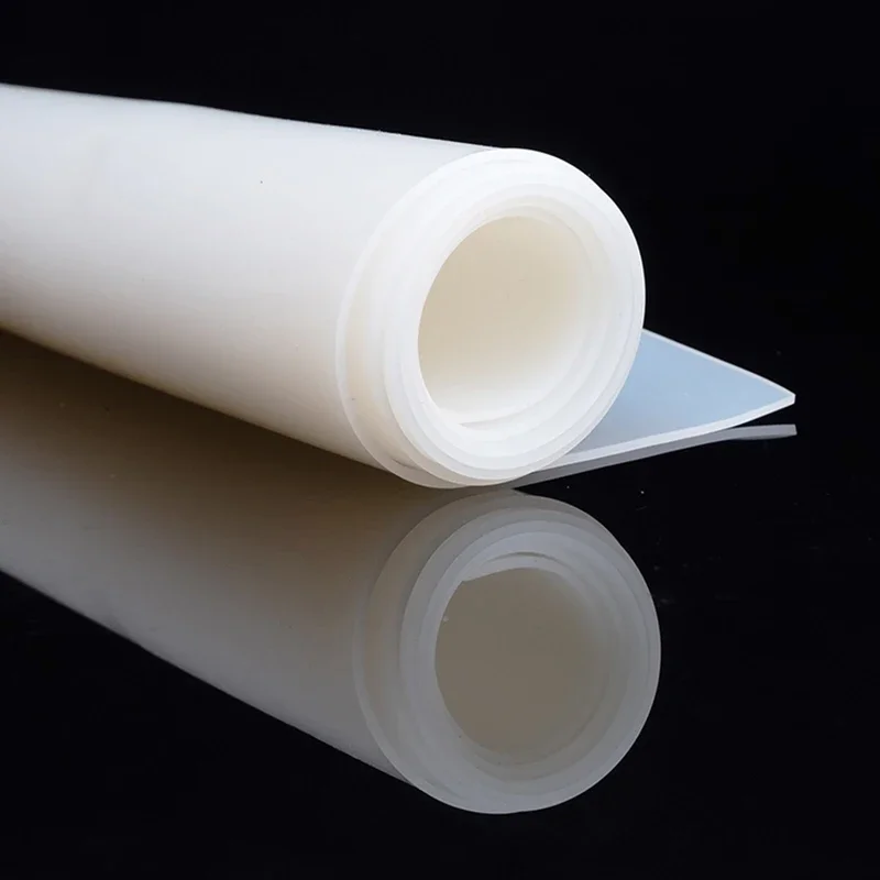 1PCS Silicone Rubber Square Plate 500x500MM White Silicone Gasket Resistant To High Temperature 100% Pure Silicone Rubber Gasket