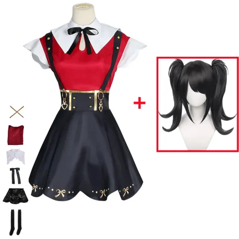 Anime Needy Girl Overdose Ame-chan Cosplay Costume Women Game Uniform Skirt Dress Halloween Carnival Clothes