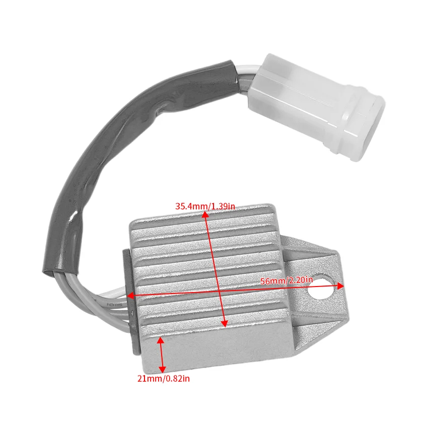 Motorrad Metall-Spannungsregler-Gleichrichter für Yamaha YFB250 YFB 250 Timberwolf 2WD YFM200 YFM200DX Moto-4 200 3GC-81960-00 – Detail 3