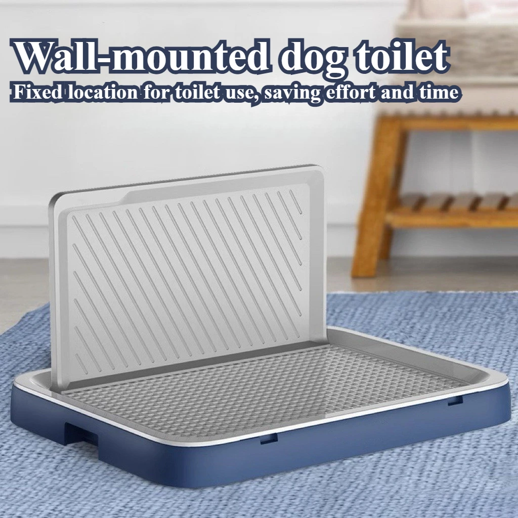 Inodoro para Perros Montado en la Pared, Resistente a Salpicaduras de Orina, Puede Usarse para Limpiar, Recipiente para Orina de