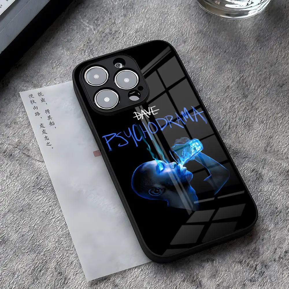 Dave Psychodrama Rapper Phone Case For IPhone 13 Pro Max 14 Plus 12 Mini 11 15 X XR XS 16 Plus SE Tempered Glass Back Cover
