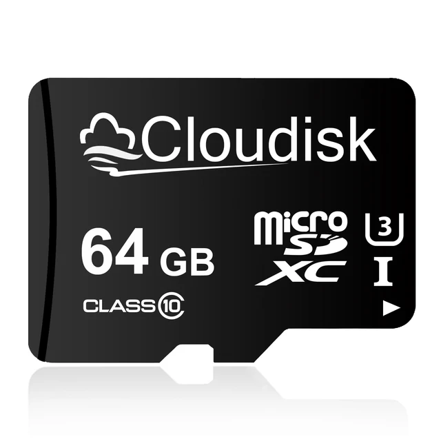 Karta pamięci Flash Cloudisk 32GB 64GB 128GB 256GB U3 V30 Karty Micro SD 4GB 8GB 16GB C10 2GB 1GB Karta Microsd TF do telefonu Gopro