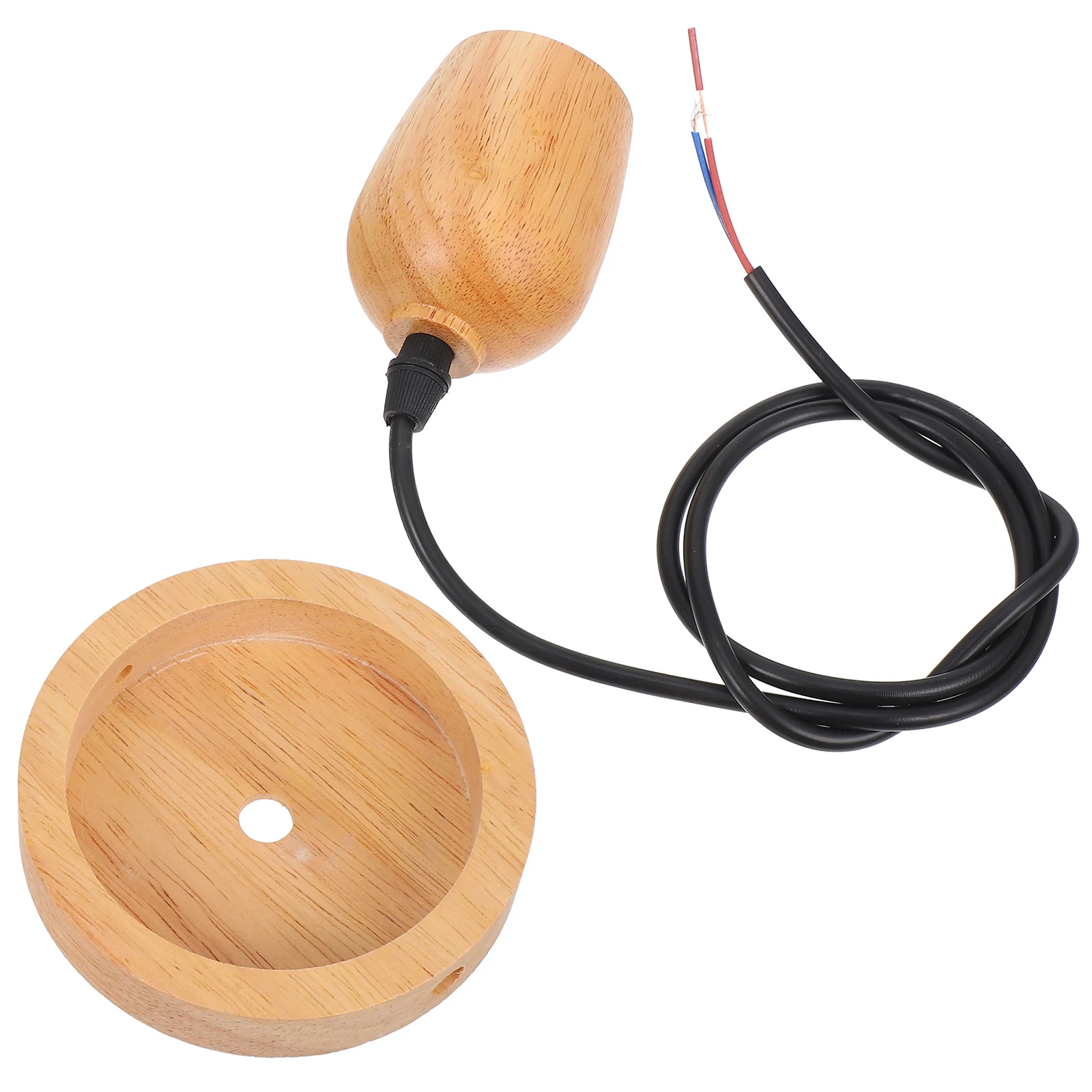 

Retro Wood Pendant Lights Fixture E27 Sockets Farmhouse Hanging Lamps Over Kitchen Island Dining Room Lighting