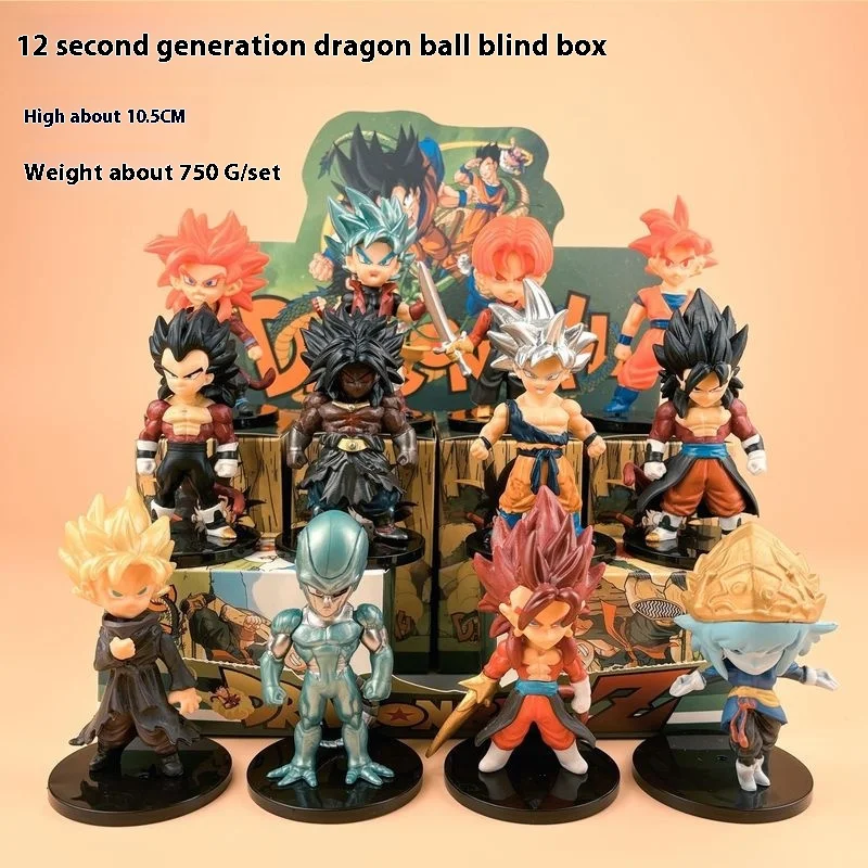 Handmade Blind Box Japanese Movie Accessories Super Saiyan Anime Model Accessories Sun Wukong Beijita Classic Super Series Gift