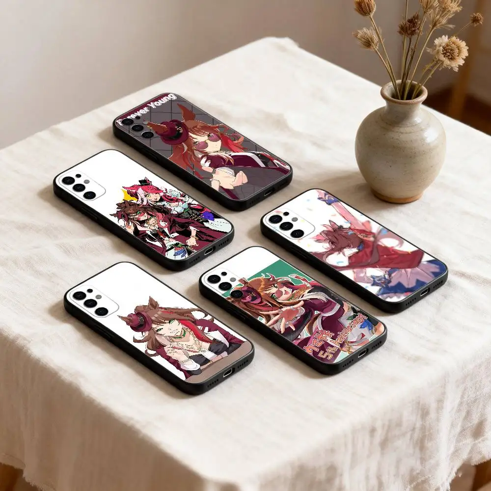 Forever young Umamusume  phone Case For Samsung S26,25,24,21,22,23,30,20,Ultra,Plus,Fe,Lite Black Soft Cover