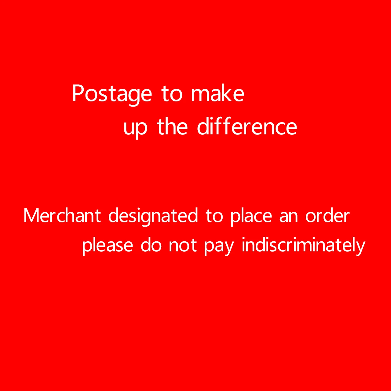 Postage supplement price difference link, please do not purchase without consent