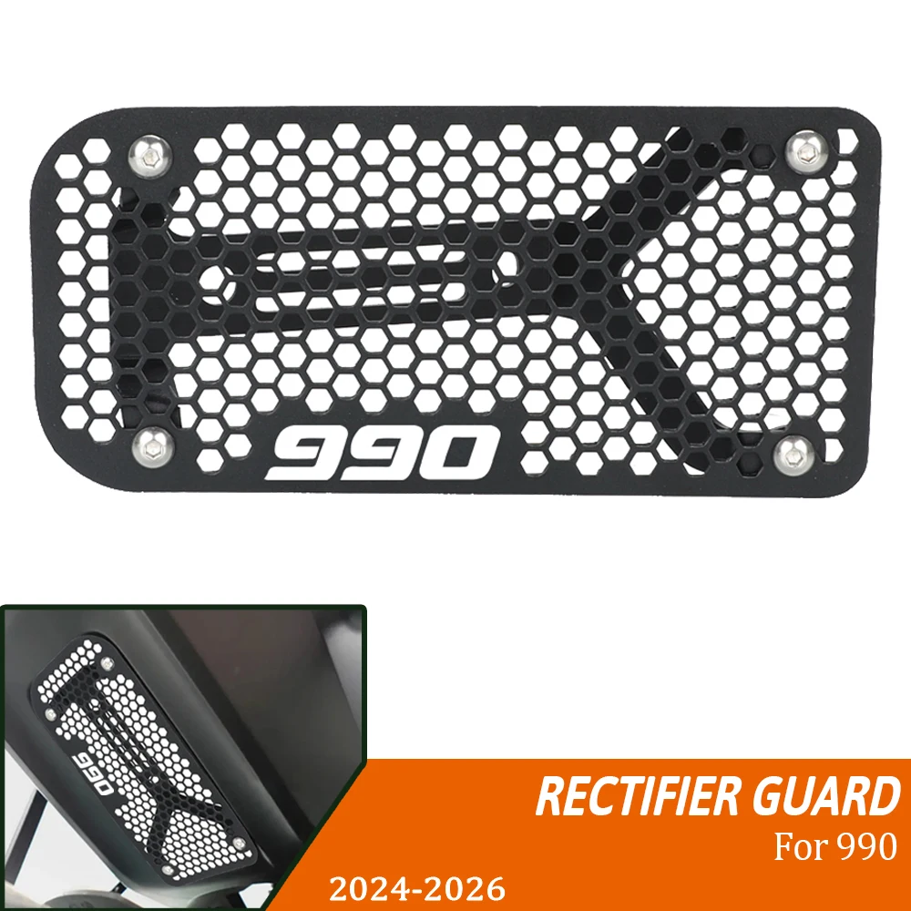 Motorcycle Accessories For 990 Duke 990 Duke R 2024-2026 990Duke Voltage Regulator Rectifier Guard Grille Cover Shield Protector