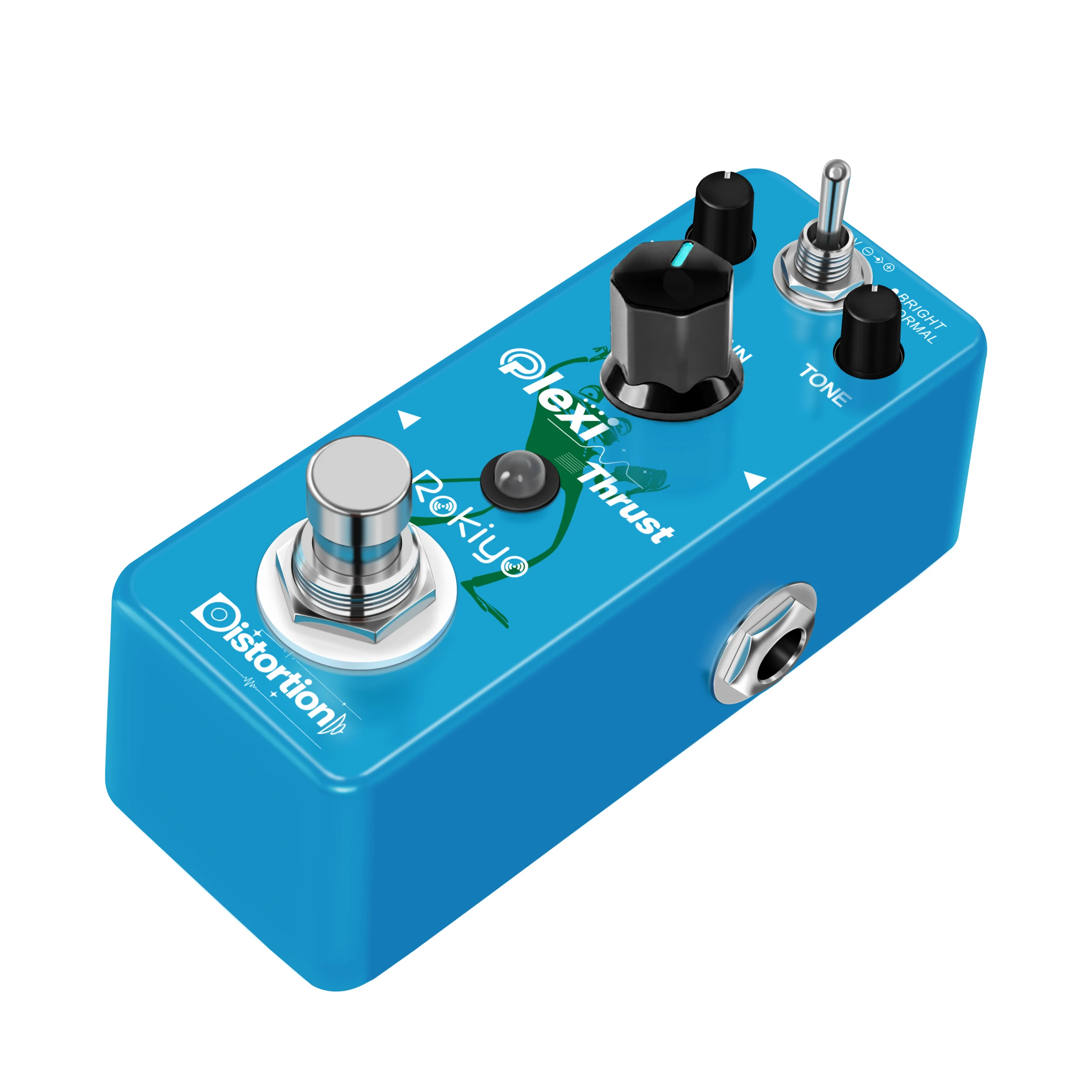 Rokiyo Plexi Thrust Distortion Guitar Effect Pedal Classic Plexi JCM800 Vintage Tone  Stompbox for Rock Metal Guitar Bass view 2