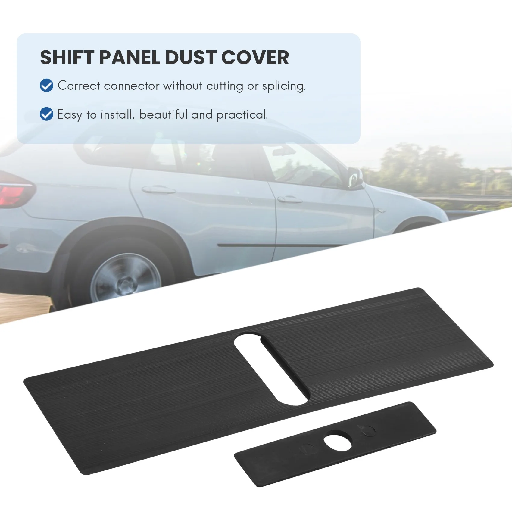 Car Shift Panel Dust Cover Shift Lever Panel Trim Strip for Mitsubishi Pajero V93 V80 V87 V97 Montero V73 V77 8015A066 image 6