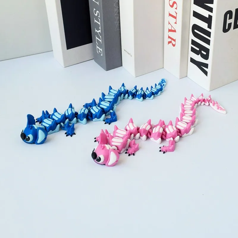 ثلاثية الأبعاد الطباعة غرزة التنين لعبة لطيف ليتل شيلونج سطح المكتب زخرفة الإبداعية هدية الشكل محاكاة لعب الأطفال الهدايا