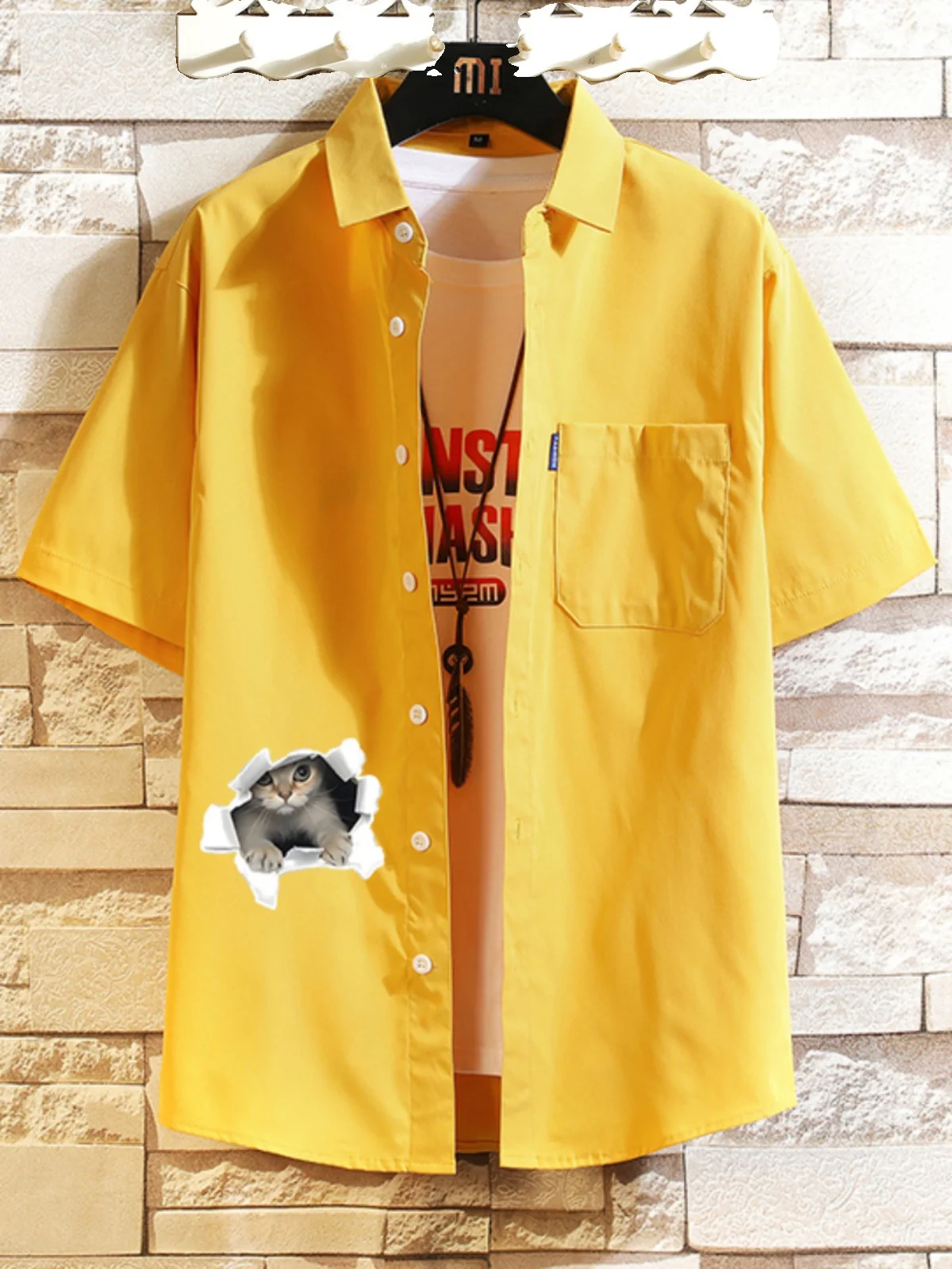 

Мужская футболка из ледяного шелка с коротким рукавом, свободного кроя, модная летняя повседневная одежда из полиэфирного волокна, с круглым вырезом