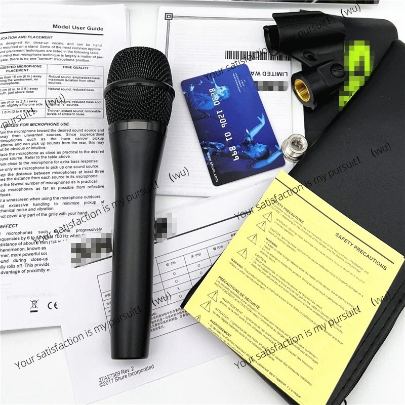 High-end wired dynamic microphone, professional microphone for home karaoke recording and live broadcast