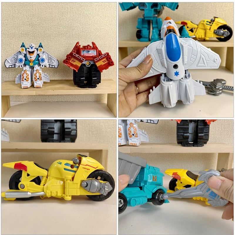 DIY 変換アセンブリ恐竜ロボットおもちゃ車両トラックオートバイナットネジ組み合わせ組み合わせおもちゃ子供のためのギフト