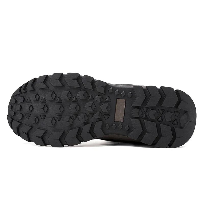 Męskie zimowe ocieplane welurowe buty śniegowce, buty trekkingowe, wodoodporne buty narciarskie, wysokie buty bawełniane w dużych rozmiarach i buty bawełniane.