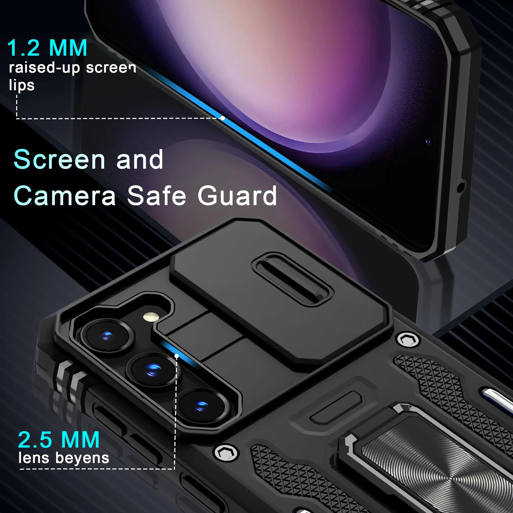 Military Grade Drop Proof Protection Cover For iSamsung Galaxy S23 S22 S21 Ultra Plus FE Case